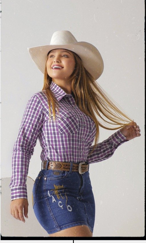 Camisete/Camisão Feminino Western Modelo 1
