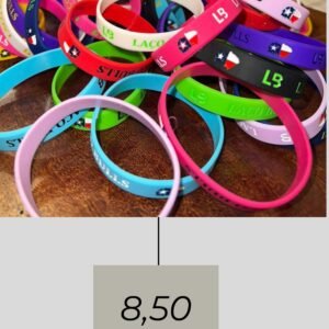 Pulseira Silicone Laço Bulls